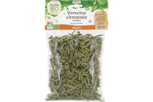 Jardin BiO étic - Verveine citronnée - bio - Sel, épices, aromates - Certifié AB - Sachet de 25g