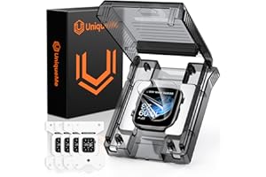 UniqueMe für Apple Watch 46 mm Displayschutz, 4 Stück Schutzfolie für iWatch Series 11/10, Staub-und Blasenfrei, HD TPU Folie, [Einfache Installation]