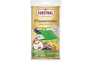 Substral Naturen Pflaumenmaden-Falle Nachrüst-Set, 2 Pheromon-Dispenser + 2 Leimböden - zum Abfangen der Pflaumenwicklermännchen