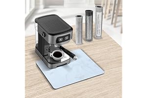 Tappetino Macchina Caffe - Tappetino Scolapiatti Assorbente Cucina by Creative Corner 30x40 Marmo Oro - Tappetino Assorbente Cucina - Tappeto Macchina Caffe