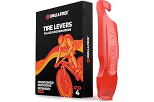 Gorilla Force | Démonte-Pneu vélo Ultra forts | Rouge Lave