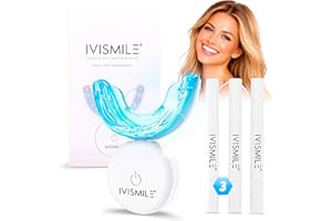 LIFE INNOVATION Kit Blanqueador Dental Profesional con Luz LED 32X – 3 Geles Blanqueadores para un Blanqueamiento Dental Rápido en Casa – Elimina Manchas y Recupera tu Sonrisa Blanca.