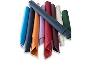 IPEA 1 kg Lederstücke - Farbige Ausschnitte aus echtem Leder in zufälligen Größen und gemischte Farben Made in Italy Lederreste Buntgemischt Stücke mit verschiedenen Formen