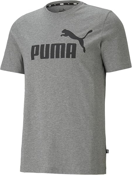 PUMA Essentials Logo T-Shirt (Available in Big & Tall) T-Shirt Uomo (Pacco da 1) - 1