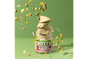 Choco Zero Sotto Zero Preparato per Gelato Crema Spalmabile Senza Zuccheri Aggiunti Senza glutine, Senza Lattosio Vasetto da 250g Facile da Preparare (Pistacchio)