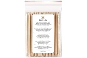 Bluesky - Palillos de madera para cutículas, color naranja