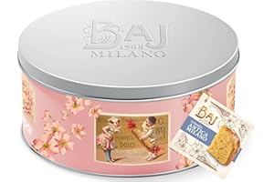 BAJ 1768 - Colomba Antica Milano in scatola di latta - Ricetta classica con arance e mandorle - Con libretto storico