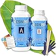 Resin Pro Epoxy Resin, 28 oz Crystal Clear Epoxy Resin And Hardener Kit For Craft, Artwork, Jewellery Making, Table, Art Creations - Easy Ratio Resins - Heat Resistant (800 g)