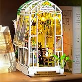 DIY Book Nook Kit 'Vintage-Nähstube' - Miniaturhaus Zum Selbstbauen - Deko Für Bücherregal
