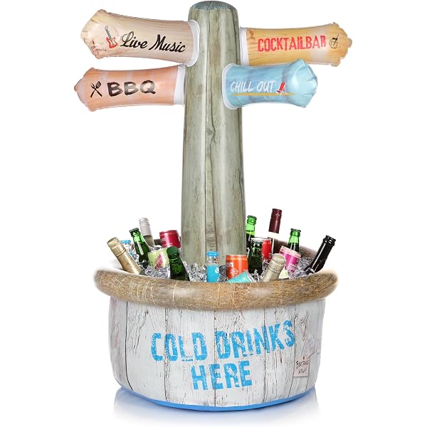 Flotteur de boisson gonflable en forme de cocotier - VGEBY - PVC