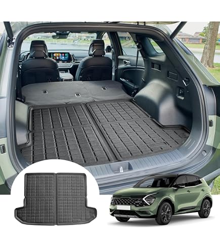 Bac De Coffre 3D Caoutchouc KIA SPORTAGE 4 (2015-2021) QL - Tapis Coffre Sur Mesure Bord Haut