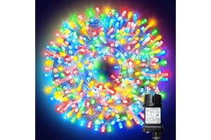 ARKOCHIC 35M Guirlande Lumineuse de Noël, 300 LED Lumières de Noël Intérieur et Extérieure Électrique 8 Modes Etanche Guirlande Décorative pour Maison Sapin Fenêtre Fête Mariage Patio, Multicolore