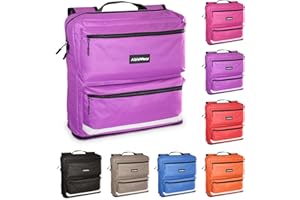 AbleWear Mobility Scooter Bag – Purple | Mobility Scooter Accessories | Expandable Storage | Disability Aids | Scooter Bag | Electric Mobility Scooter Bag | Bag for Mobility Scooter