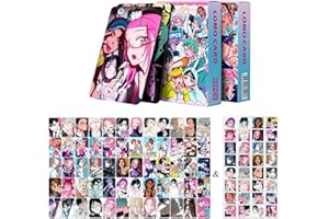XYYYHTL Alien Stage Cards Photocards Anime Figure Lomo Laser Cards 32PC Alien Stage Stickers+60PC Lomo Photocards Gift for Fans