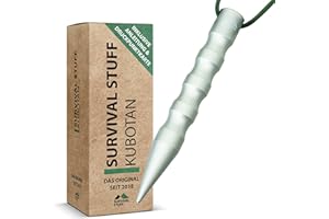 ‎SURVIVAL-STUFF.DE Survival Stuff Kubotan - in 4 Farben erhältlich - zur Selbstverteidigung - Druckverstärker mit Handschlaufe EXTRA STARK für Notsituationen als Notfallhammer, Glasbrecher & Schlüsselanhänger