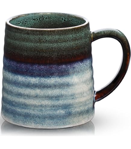 Koffiemok groot, 450 ml koffiekopjes van keramiek, grote theekopje