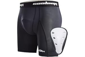 COOLOMG Coquille de Protection Support et Coquille de Protection Concu pour Faire du Sports de Combat: Boxe, Karate, Taekwondo, Krav Maga, MMA, Muay Thai, Hockey sur Glace, Football