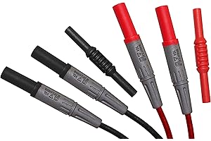 PEAKTECH Peak Tech isolato 4 mm connessione con tubi prolunga da – Cat III 1000 V, 1 pezzi, P 7005