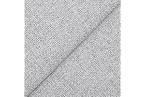 DESHOME Penelope - Tessuto al Metro Idrorepellente stoffa resistente per divani, cuscini, tappezzeria (Grigio agata, 1 metro)