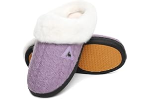 Mishansha Uomo Pantofole da Casa Donna Caldo Comode Antiscivolo Inverno Ciabatte, Gr.36-48 EU