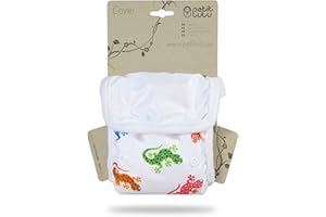 Petit Lulu Cover Minimale | Mutandina Esterna | Pannolino CE | Riutilizzabile e Lavabile | Impermeabile | Prodotto in Europa (Geckos)