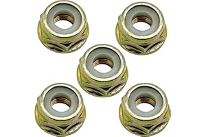 LITETOUR 10 Dadi Universali Filetto Sinistro M10 x 1,25 - Ricambio per Decespugliatori e Tagliabordi - Compatibile con Greenworks Milwaukee Makita Husqvarna - Accessori Testa Ingranaggi