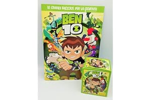 GS1 Ben 10 Album vide + boîte de 50 sachets de cartes Panini