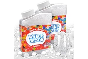 Eurtes 100 000 Perles d'eau, Billes d'eau Non Toxiques et Biodégradables, Perles Hydrogel pour Vase, Mariage, et Plantes