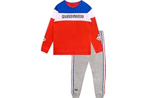 SUPER MARIO BROS Chłopcy Zestaw Bluzy i Spodni dla gamerów Dresowych dla chłopców Zestaw bluzy i joggerów dla dzieci
