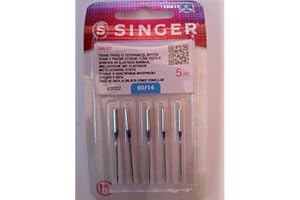 Singer Nadeln 2022 für Overlockmaschine UltraLock 14SH, Größe 90/14, 5 Stück