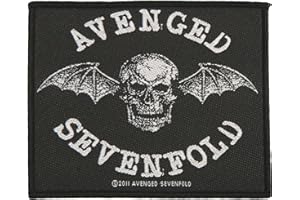 Avenged Sevenfold Deathbat Unisex Patch Standard, 100% polyester,