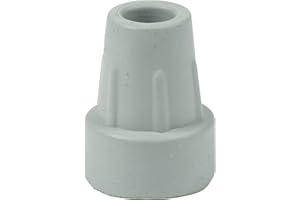 Ilość: 4 x 16 mm 5/8" wytrzymałe gumowe tulejki do lasków do chodzenia - szary - od Lifeswonderful®