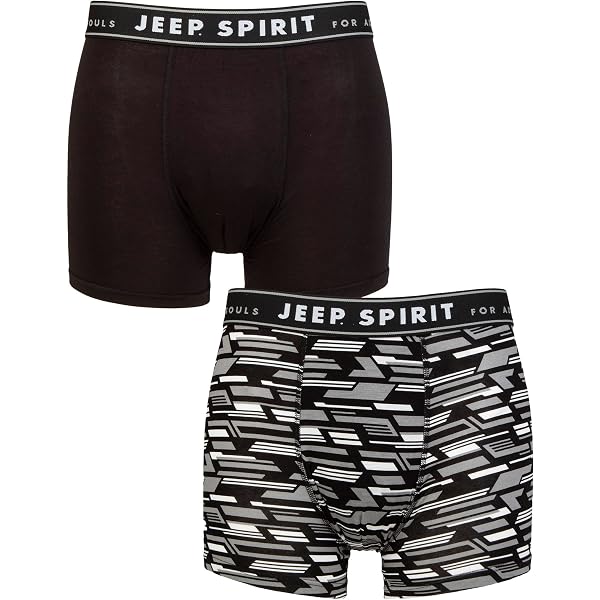 thumbnail image 2 of Jeep Men's Cotton Boxer Shorts - 3-Pack, Soft & Comfortable Trunks 2 of 4