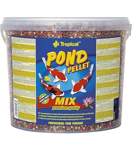 Nourriture Pour Carpes Koï Malamix - Granulés Flottants 6mm, 10kg, Pour Croissance Et Couleur, à Partir De 8°C, Qualité Supérieure