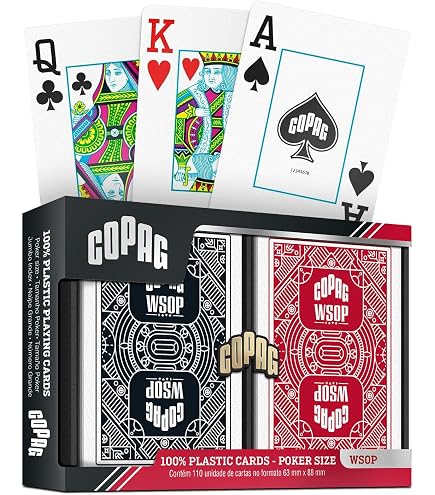 Copag Playing cards WSOP World Series Of Poker Red Deck : Amazon