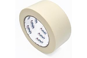 Amazinnov - 50m*50mm Ruban de masquage pour peinture et masquage. Adhésif sans laisser de résidus. (Lot 1,50mm*50mm)