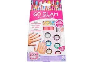 Cool MAKER MANUCURE GO Glam Glitter Nails - Ongles à Paillettes et Autocollants - Loisirs Créatifs - 6059916 - Jouet Enfant 8 Ans et +