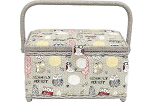 KORBOND Creaciones Cesta Multicolor Extra Grande, diseño de Búho