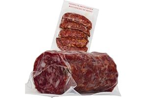GUSTOTIPICOITALIANO Gusto Tipico Italiano Cesta Salumi | Cesti Salumi Artigianali | Salame Toscano 180 gr e Salsiccia Bocconcino Gr