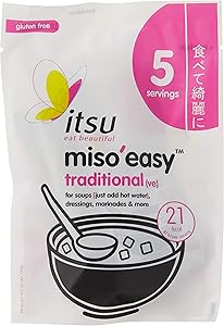 Itsu Miso' Easy Traditional Soup Paste, 5 x 21g|200