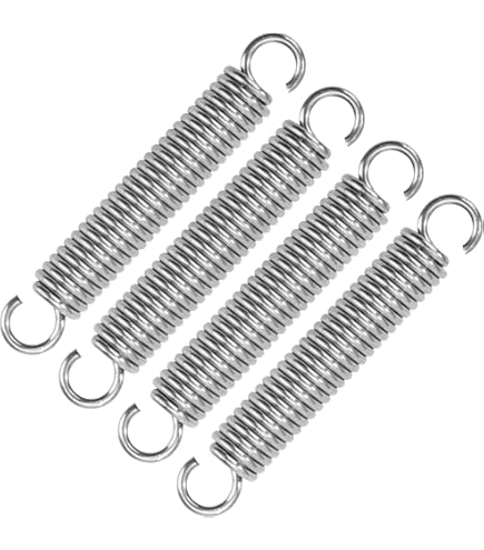 10 Stück Zugfedern Mit Haken - Stabile Klavierdraht Federn Für Verschiedene Anwendungen