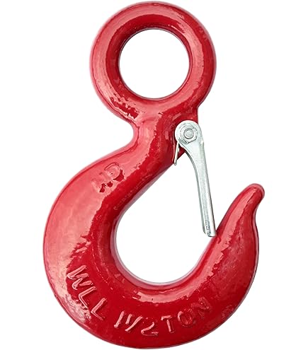 Gancio Di Sollevamento Da 2 Tonnellate - In Acciaio Legato Con Chiusura Sicurezza | Per Edilizia E Gru - Foto 8