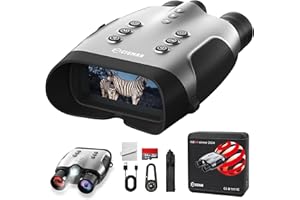 CIGMAN Echte 4K Nachtsichtgerät Fernglas, Infrarot Nachtsichtbrille mit Vollfarben Nachtaufnahme, 7-Fach vergütete Linse, 18 Std Akkulaufzeit für Wildlife, Sicherheit & Outdoor Abenteuer
