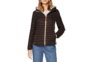 camel active Damen leichte Steppjacke mit Abnehmbarer Kapuze