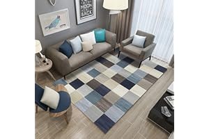 Haoye Alfombra Suave 160x160cm, Duradero Lavable, Alfombras Habitacion, para Dormitorio Pasillo y Habitación Infantil