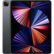2021 Apple iPad Pro (12.9-inch, Wi-Fi, 128GB) Space Grey (Renewed