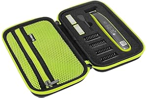 Anywest Etui pour Philips One Blade QP2630, QP2520, QP2620, QP2734, QP6530, pour One Blade 360 & One Blade Pro Rasoir, Rangement à Domicile et Housse de Voyage Portable
