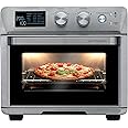 KENWOOD 2-in-1 25L Toaster Oven+Air Fryer-Oven Toaster Grill with Large Capacity, Rotisserie Function for Frying, Roasting, Grilling, Broiling, Baking, Browning, Defrosting, Heating MOA26.600SS Silver