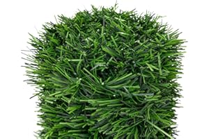 jarolift Canisse Haie Artificielle, Brise Vue, Tapis De Protection Visuelle, 1 x 3 mètre, Vert, Aspect Épicéa, avec Serre-câbles