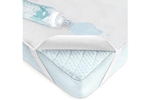 ALVI wasserdichte Betteinlage - Matratzenauflage 70x140 cm - Molton Matratzenschoner für Kinder und Baby Matratzen - Oeko-TEX® Standard 100 geprüft, weich & Kochfest